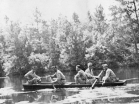 Boat riding - Silver Lake. [Courtesy of Bert Hamakado]