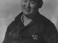 Shigeru Inouye at McCornack General Hospital. [Courtesy of Clinton K. Inouye]