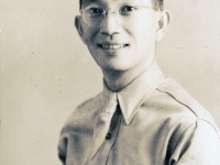 (November 1941) Masanobu Eugene Kawakami (age 28) in uniform.  [Courtesy of Joanne Kai]