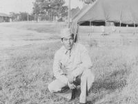 K. Yoshioka, Camp McCoy, Wis, 8/14/42.  [Courtesy of Ruth Kunishige]