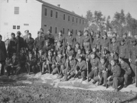 Co. E 100 Inf.Camp McCoy.  [Courtesy of Ruth Kunishige]