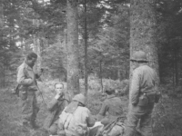 Soldiers take a break from combat in Italy. [Courtesy of Jane Kurahara]