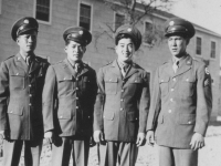 Left to right:  Jinnohara, Kunio Fujimoto, Rocky, Yozo Yamamoto. [Courtesy of Rocky Nakahara]