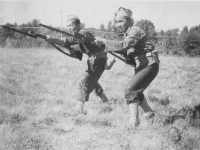 Left:  R. Yokoyama  Right: Kunio Fujimoto Oct. 1942.  [Courtesy of Rocky Nakahara]