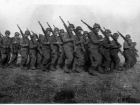 Parade at Ghedi Air Field, Italy [Courtesy of Robert Arakaki]