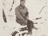 Stanley Hamamura at Camp McCoy, Wisconsin, November 27, 1942. [Courtesy of Fumie Hamamura]