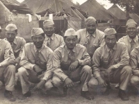 Back Row: Kazuo Fumio, Jessie, Donald. Front: James Oshiro, Tsunehiro, Tory, Masayuki, Seiden (Courtesy of Lorraine Cross)