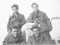 Hong Kong, Fred Takayama, T. Kondo, ? [Courtesy of Goro Sumida]