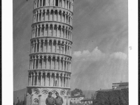 Two soldiers visit the leaning Tower of Pisa, Italy [Courtesy of Goro Sumida]