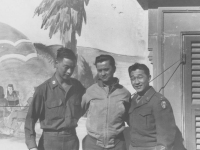 Capt. G. Takahashi, Denis Teraoka and Lt. Michio Takata (Courtesy of Joy Teraoka)