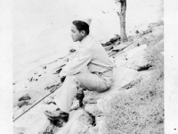 Stanley Teruya at Camp McCoy, Wisconsin (Courtesy of Ethel Teruya)