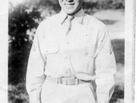 Stanley Teruya at Camp McCoy, Wisconsin (Courtesy of Ethel Teruya)