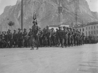 Lecco:  Italy.  July 4.  My [Herbert Sueoka] Company.  [Courtesy of Herbert Sueoka]