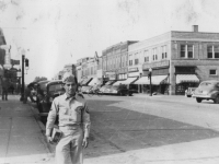 Me in the town of RichLand Center. [Courtesy of Carl Tonaki]