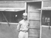 Joe Nakahara at Camp Shelby, Mississippi. [Courtesy of Velma Nakahara]