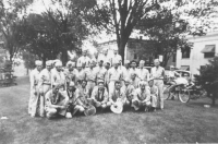 The Hawaiian Band with the Aloha baseball team [Courtesy of Sandy Tomai Erlandson]